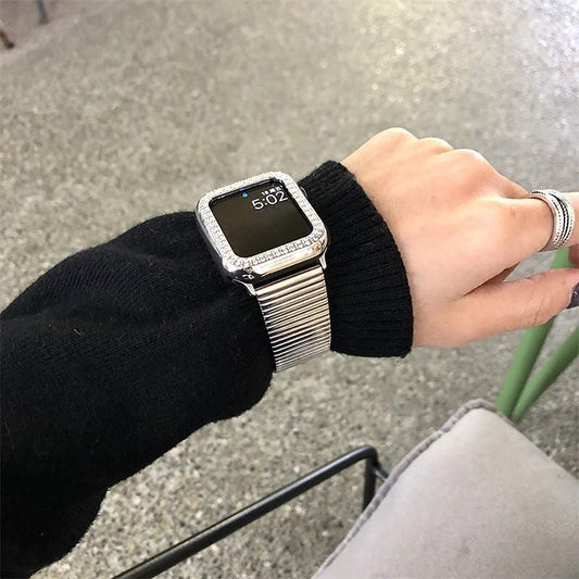 Apple watch band stainless steel metal strap