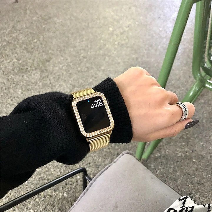 Apple watch band stainless steel metal strap