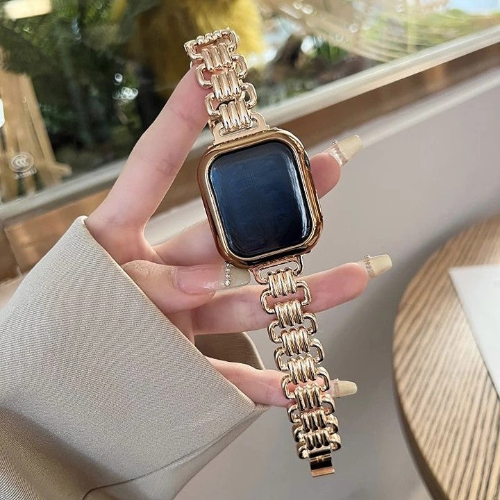 Apple watch band metal classic style strap