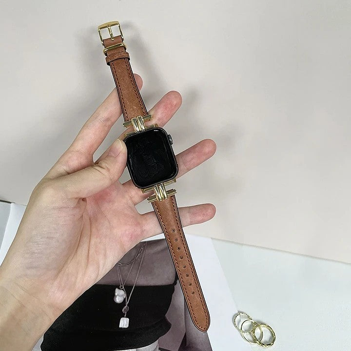 Apple Watch band leather strap