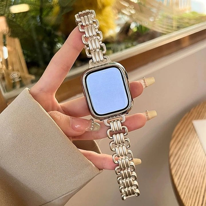 Apple watch band metal classic style strap