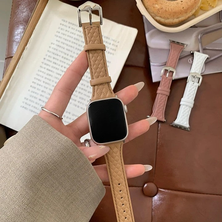 Apple watch band genuine leather strap