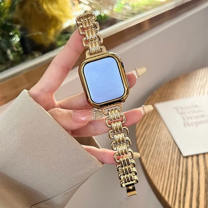 Apple watch band metal classic style strap