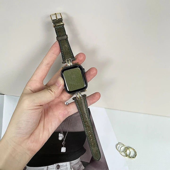 Apple Watch band leather strap