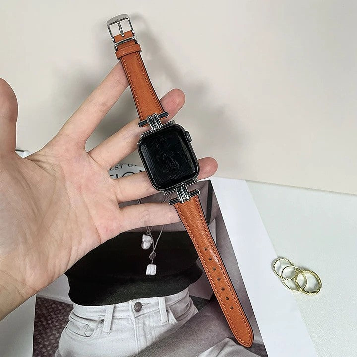 Apple Watch band leather strap