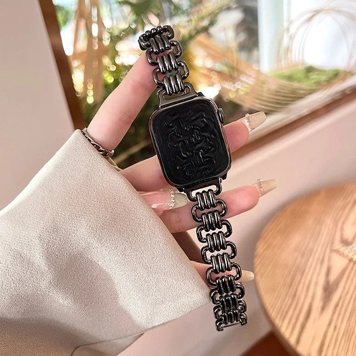 Apple watch band metal classic style strap