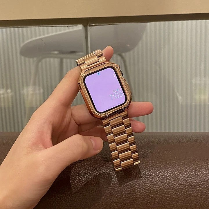 Apple watch band stainless steel strap