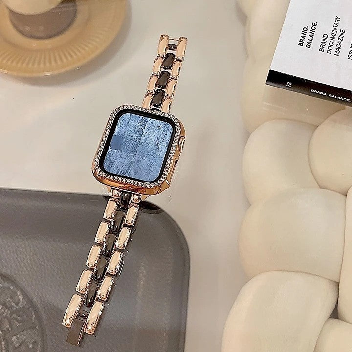 Apple Watch band metal female fashion strap