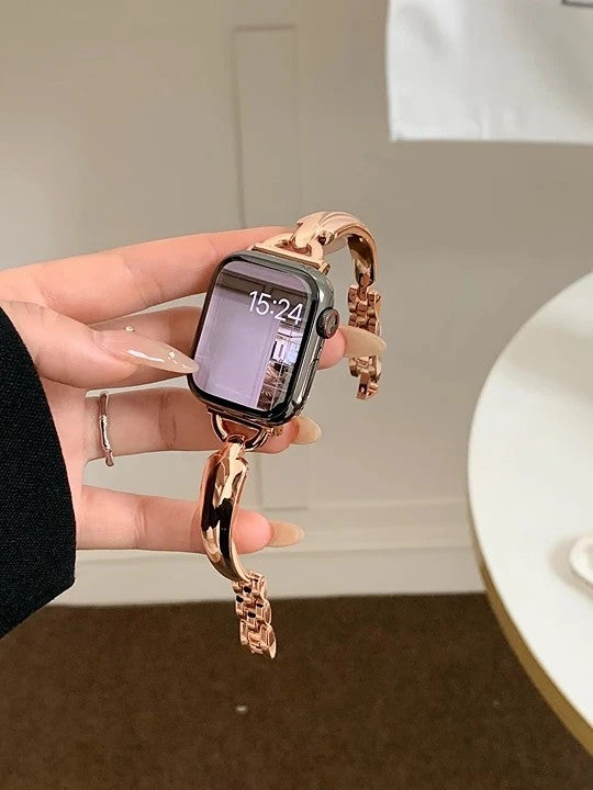 Apple Watch Band Simple Bracelet Metal Strap