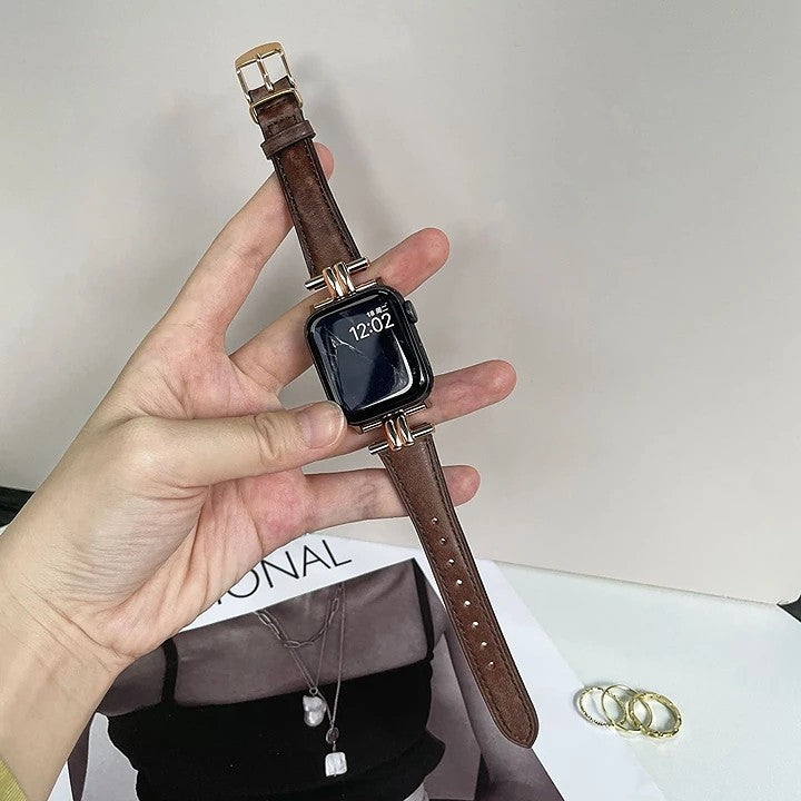 Apple Watch band leather strap