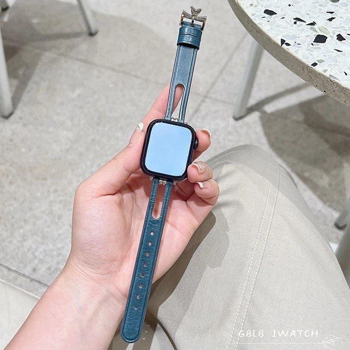 Apple watch band genuine leather strap