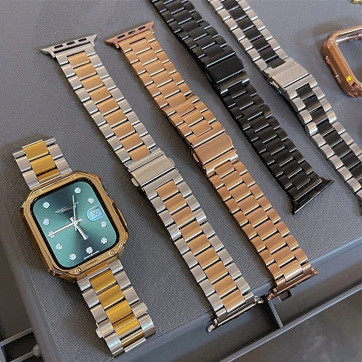 Apple watch band stainless steel strap