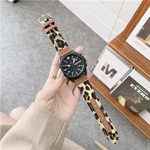 Huawei watch leopard print leather band