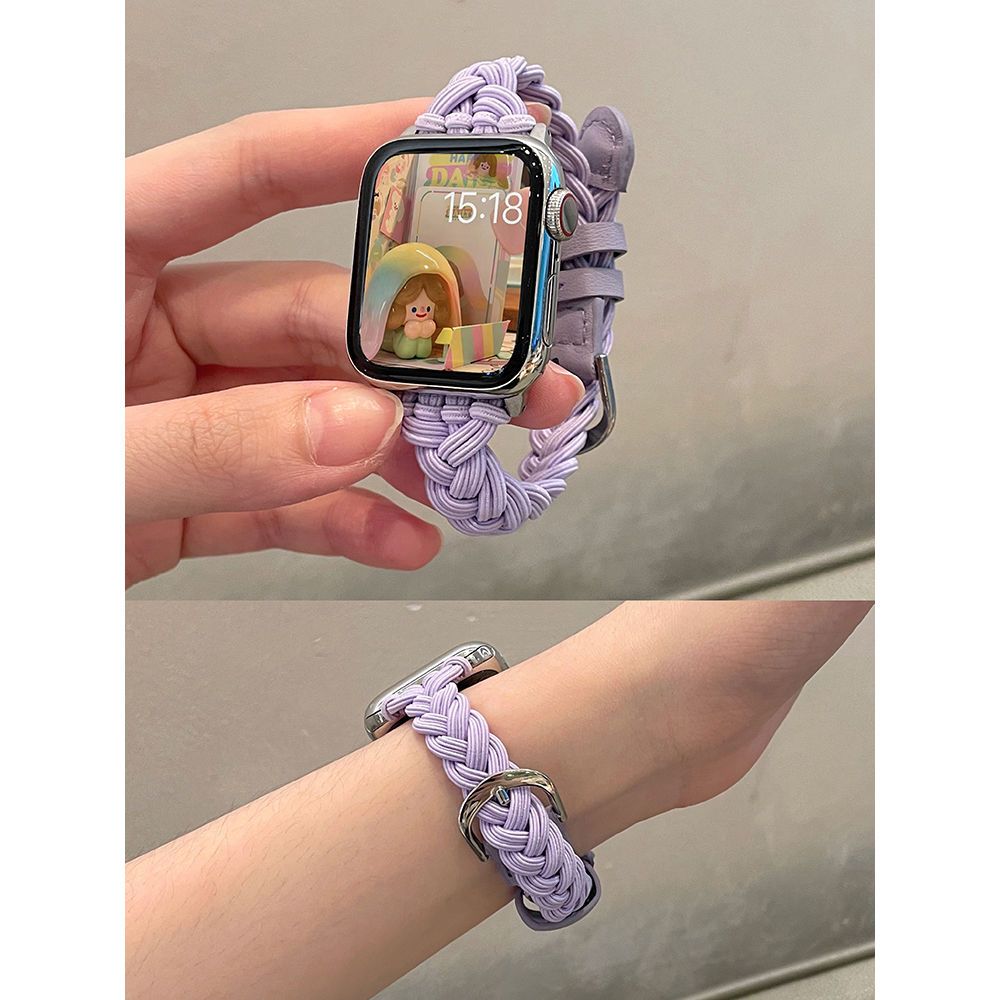 Apple watch band Elastic woven nylon strap