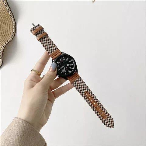 Huawei watch leopard print leather band