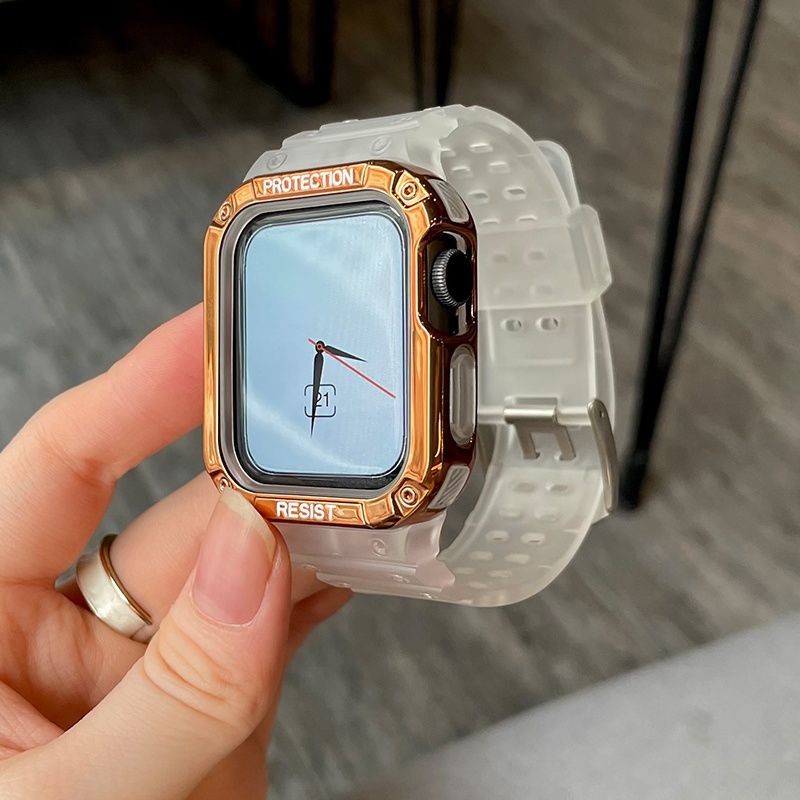 Apple watch band strap integrated