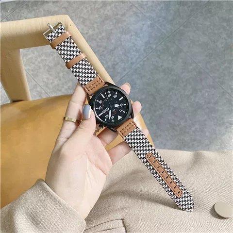 Huawei watch leopard print leather band