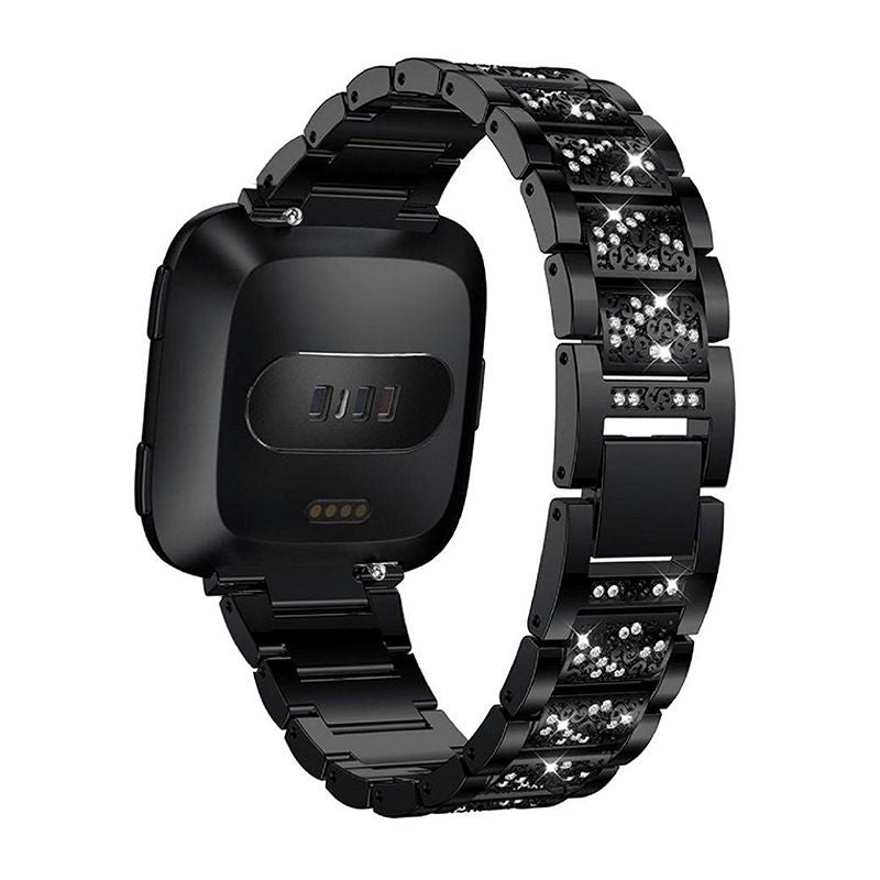 Fitbit versa  watch stainless steel metal strap