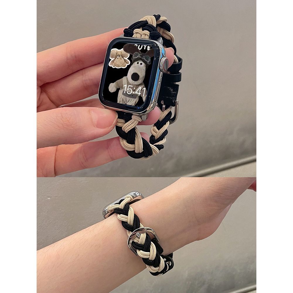 Apple watch band Elastic woven nylon strap