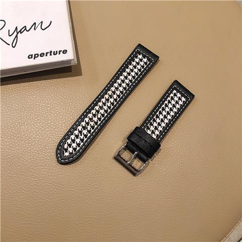 Xiaomi watch houndstooth leather strap