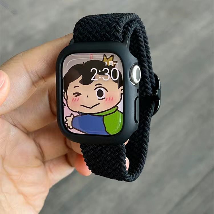 Apple watch band woven nylon strap