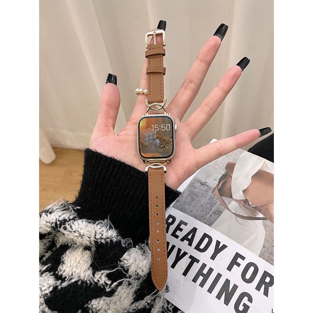 Apple watch band leather strap female