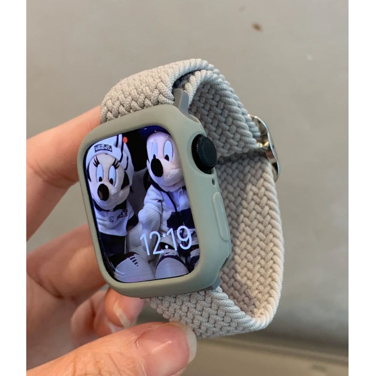 Apple watch band woven nylon strap