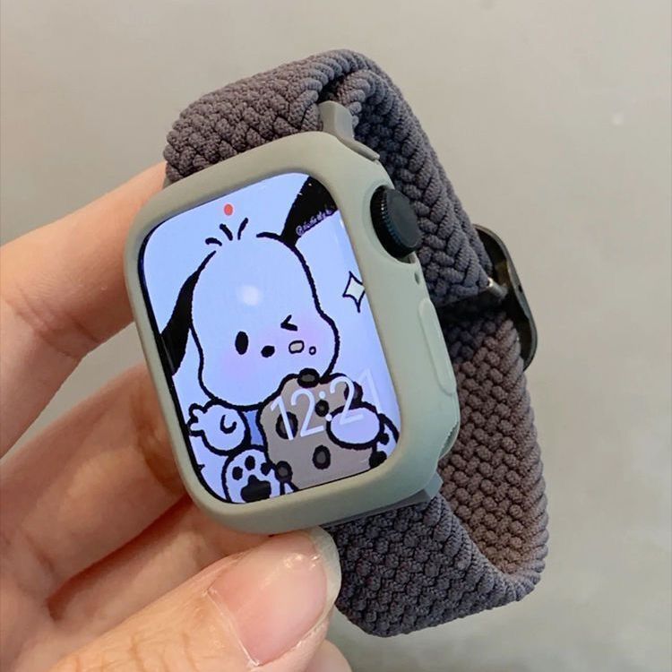 Apple watch band woven nylon strap