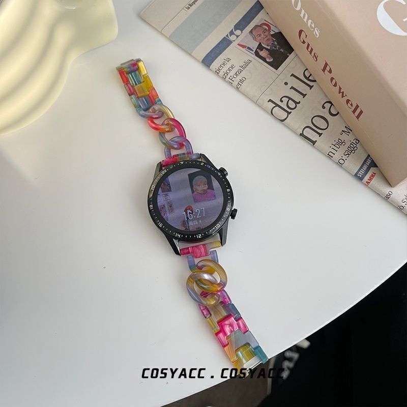 Huawei  smart watch band transparent resin  watch strap