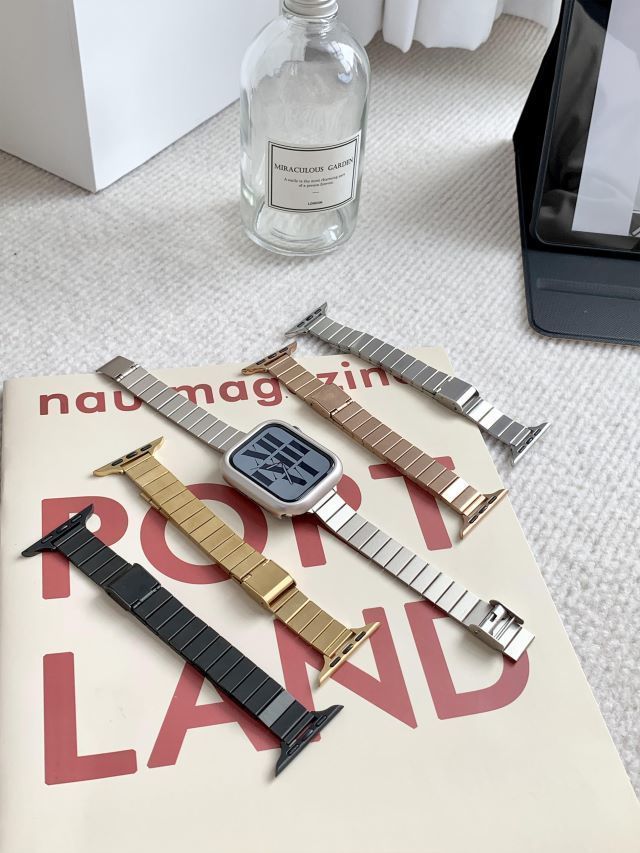 Apple watch band stainless steel strap