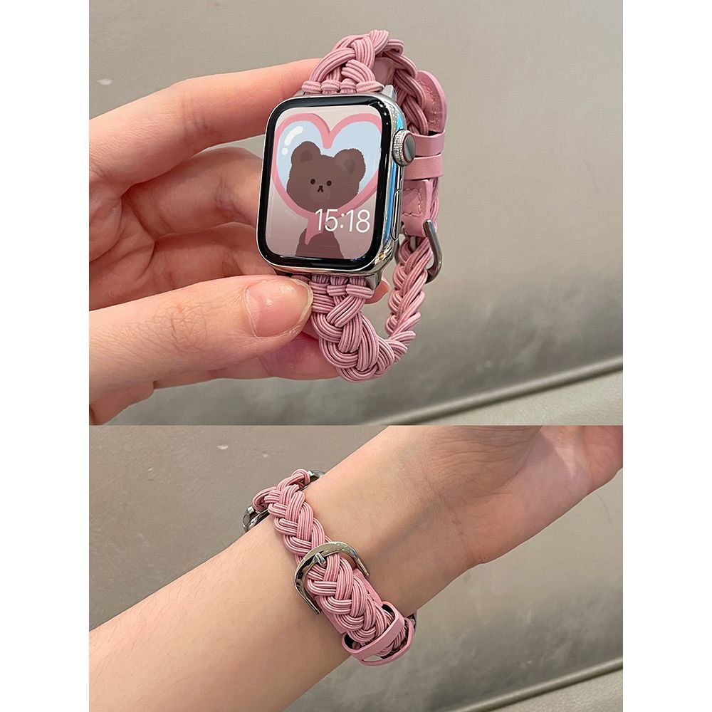 Apple watch band Elastic woven nylon strap